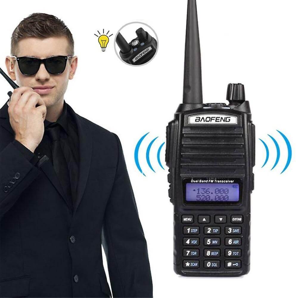 Baofeng Walkie Talkie - with long-range communication, durable design, and clear sound. Ideal for outdoor adventures, security, and professional use.