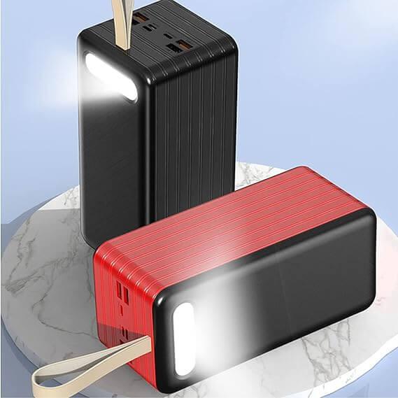 Portable 80000mAh Power Bank - High-capacity fast-charging power bank designed for reliable mobile and device charging on the go