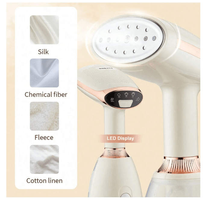 Portable Steam Iron - Lightweight and compact steam iron for quick and efficient wrinkle removal at home or on the go
