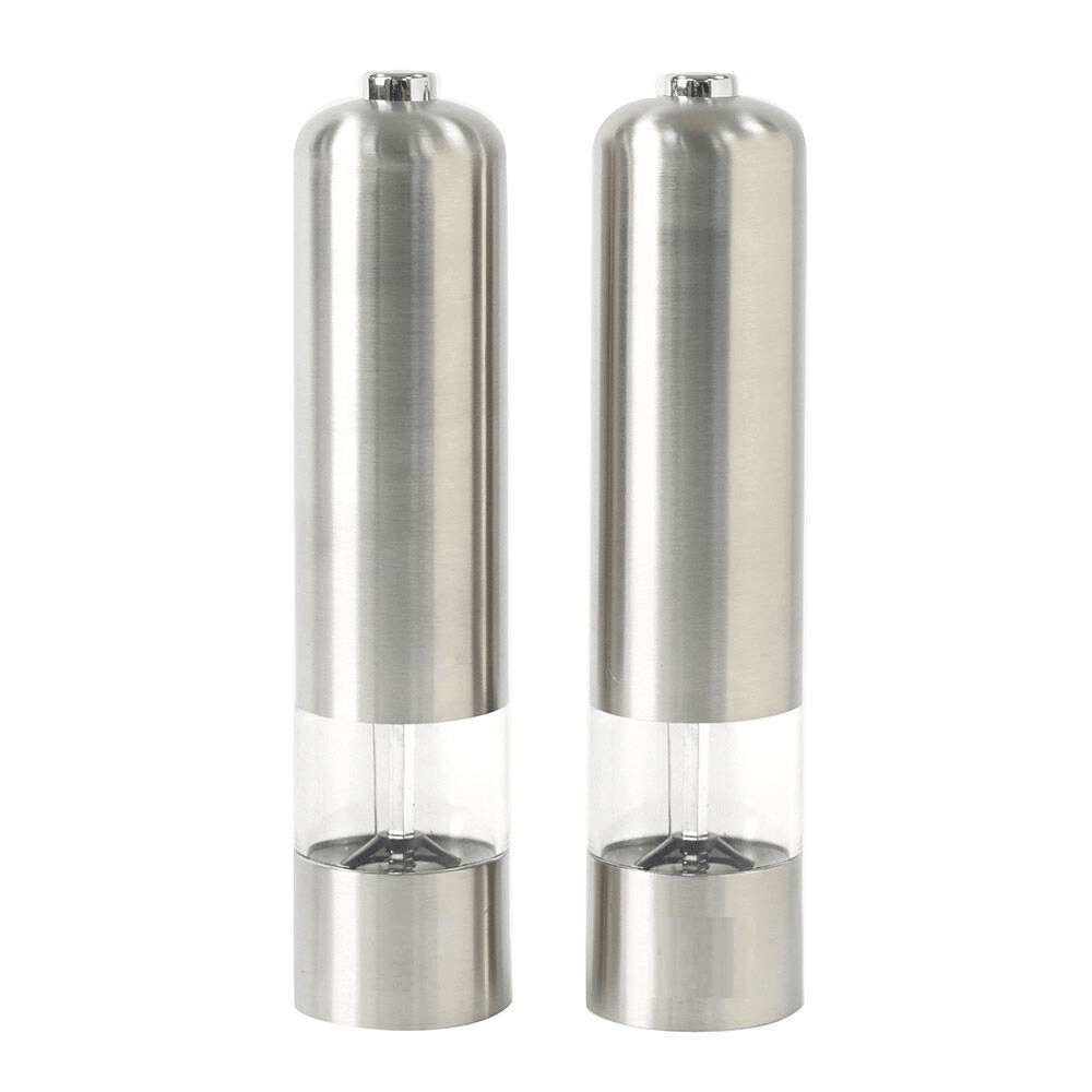 2 Piece Stainless Steel Electric Spice Grinder - Powerful and durable grinder for spices, herbs, and coffee beans