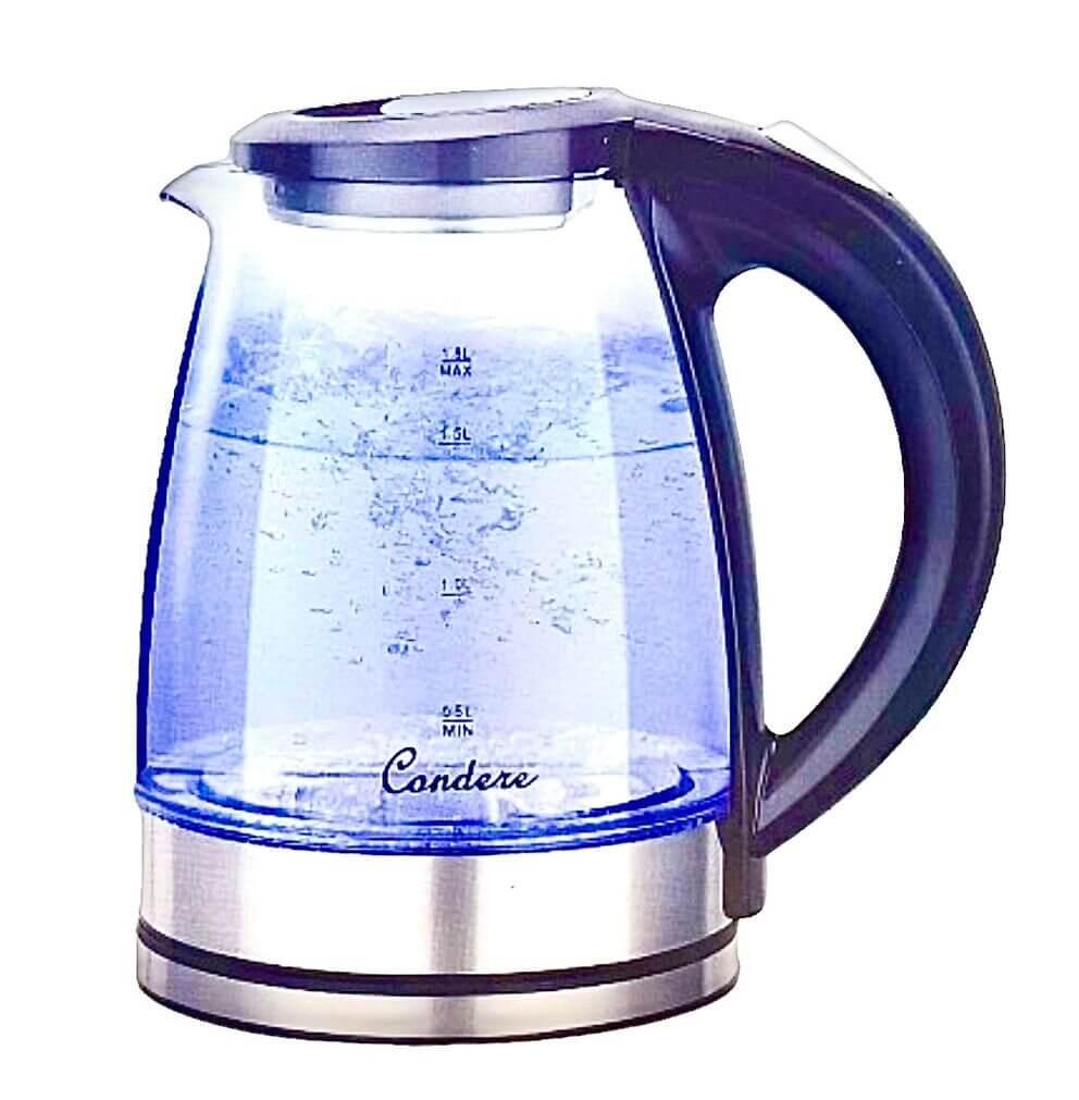 2L electric cordless kettle, stainless steel, fast boiling with cordless design