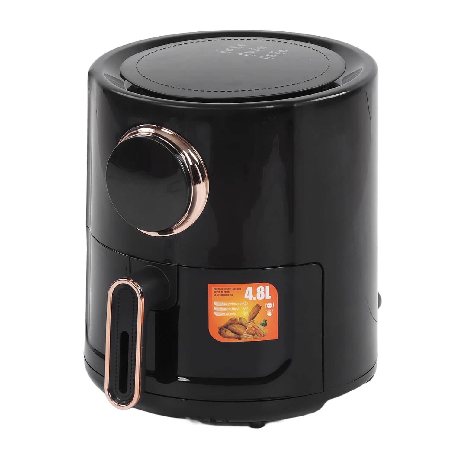 4.8L Automatic Fryer Oven - Oil-free air fryer with digital controls for healthy and convenient cooking
