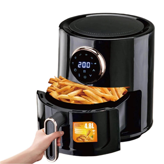 4.8L Automatic Fryer Oven - Oil-free air fryer with digital controls for healthy and convenient cooking