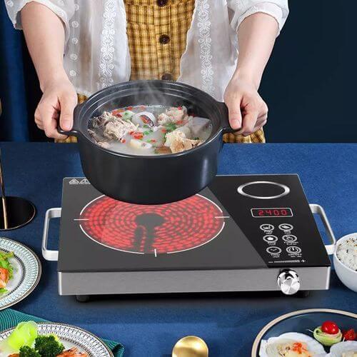 Single Head Electric Infrared Cooker - Deltric