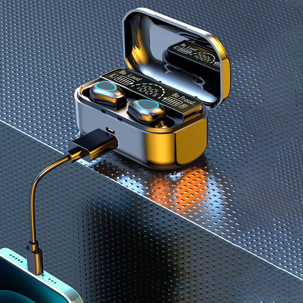 Digital Display BT Wireless Earphones - High-quality TWS earbuds with a digital battery display and immersive sound