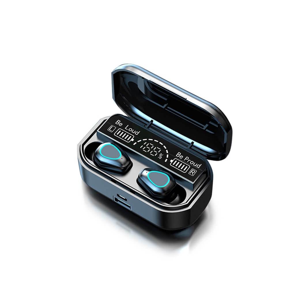 Digital Display BT Wireless Earphones - High-quality TWS earbuds with a digital battery display and immersive sound