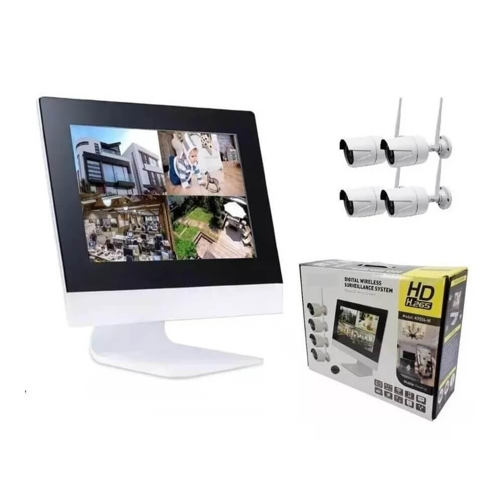 Digital Wireless Surveillance System - Advanced security system with wireless cameras for real-time monitoring, ensuring home and business safety