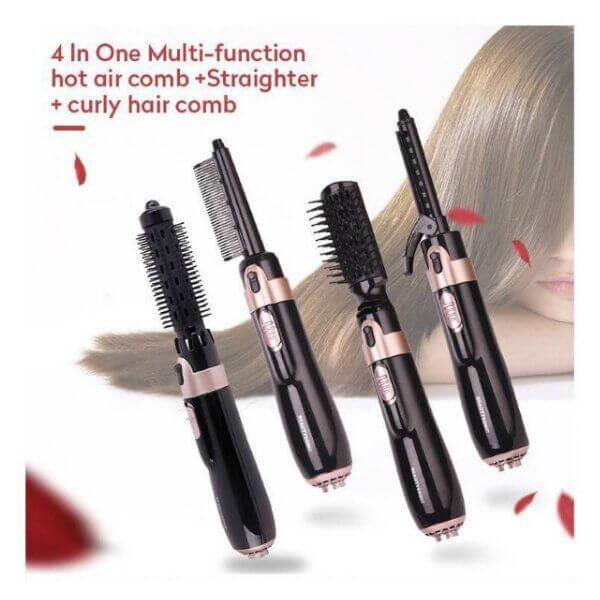 Hair Styler Straightener Comb and Hair Dryer - 2-in-1 hair styling tool for straightening and drying with advanced heat technology