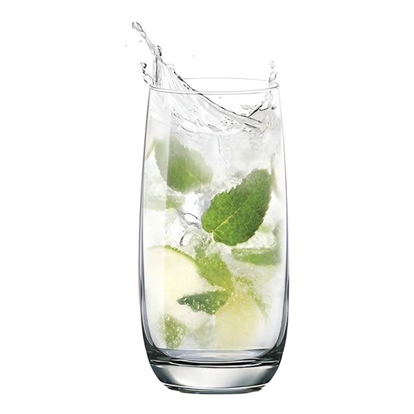 Highball Drinking Glasses Set - Stylish and durable tall glasses, perfect for serving water, cocktails, iced tea, and other beverages