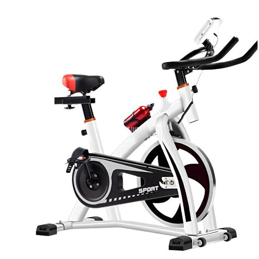 LCD Exercise Bike Indoor Cycling - Adjustable resistance, digital display, and comfortable seat for home workouts.