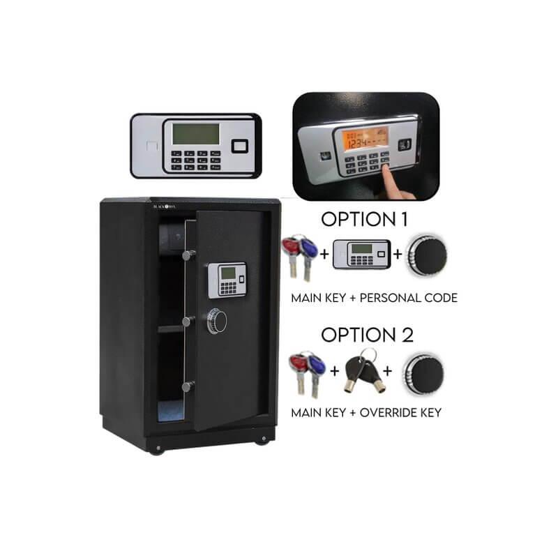 Medium Electronic Code Digital Safe Lock Box - Secure digital safe with code lock for home, office, and valuables protection