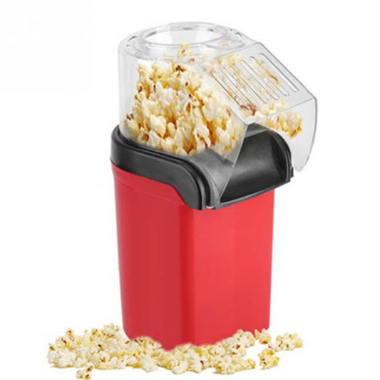 Mini Hot Air Popcorn Maker - Compact, oil-free popcorn machine for quick and healthy snacking