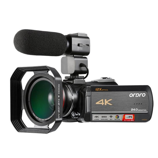 ORDRO AC5 4K Digital Video Camera - High-resolution camcorder with 4K Ultra HD recording for professional and personal videography