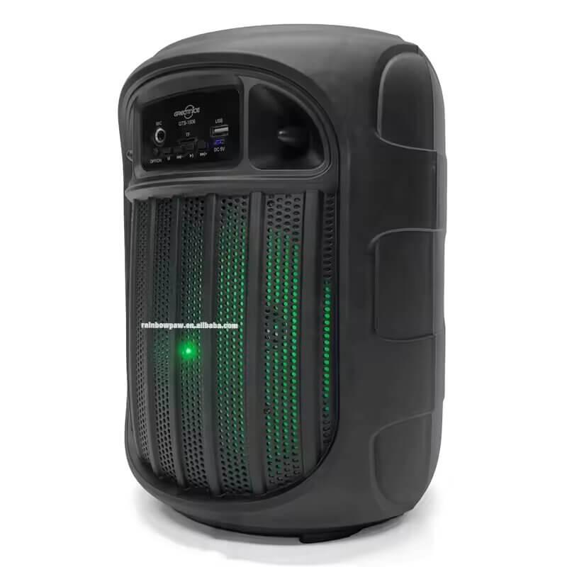 Portable Wireless 8 Inch Speaker with Microphone - High-quality Bluetooth Speaker with mic for music and events