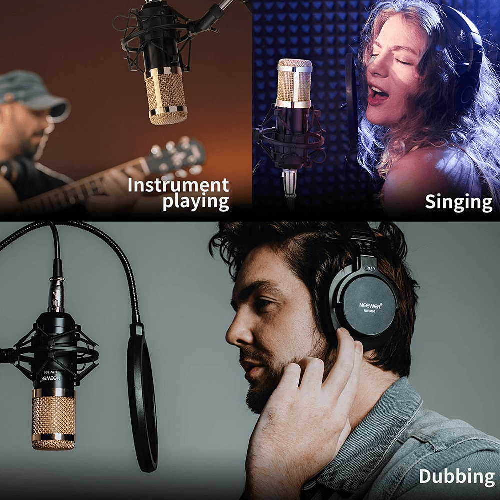 Professional Condenser Microphone - High-quality studio mic for recording, streaming, podcasts, and professional audio production