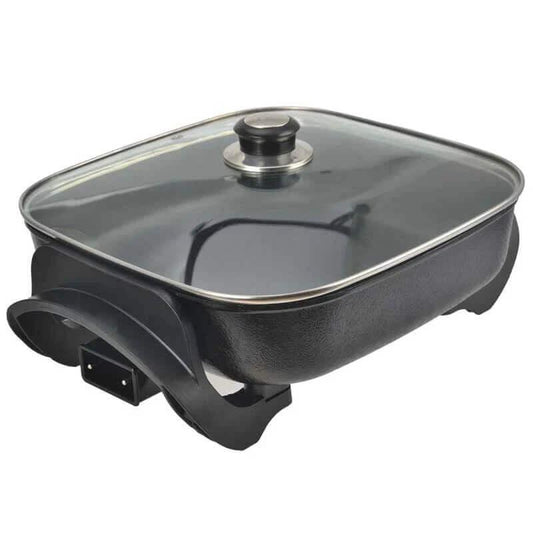 Square Non-stick Electric Frying Pan - Versatile and easy-to-clean frying pan for all your cooking needs