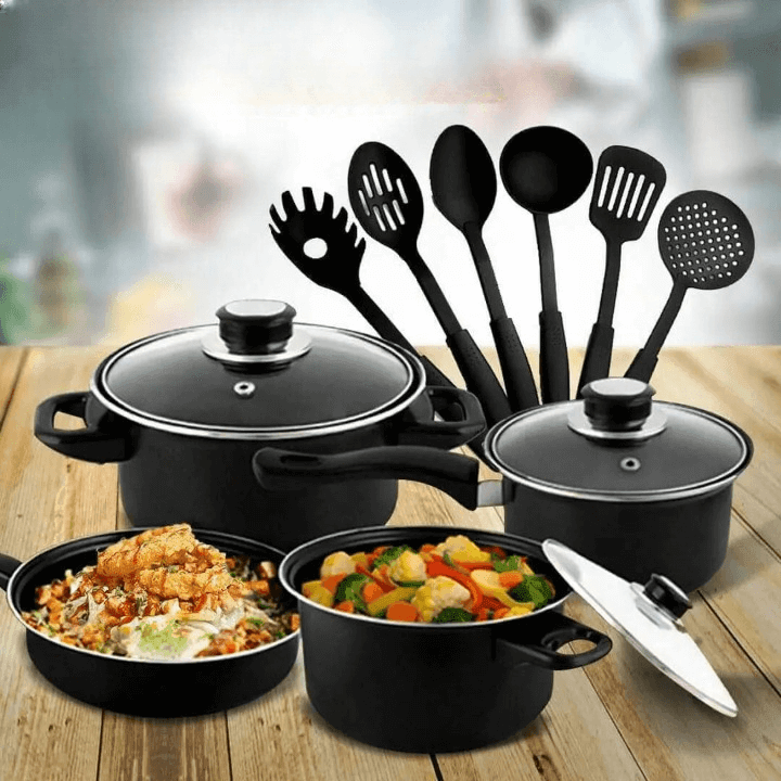 Stainless Steel Cookware - High-quality, durable cookware set designed for even heat distribution and long-lasting performance in the kitchen