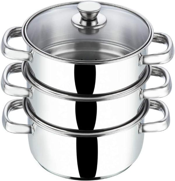 Steel Steamer - High-quality stainless steel food steamer for healthy cooking, designed for steaming vegetables, dumplings, and more 