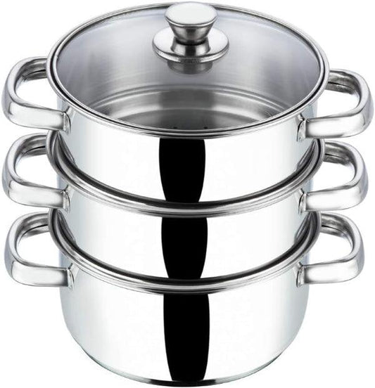 Steel Steamer - High-quality stainless steel food steamer for healthy cooking, designed for steaming vegetables, dumplings, and more 