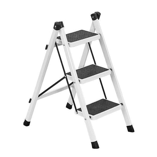 Three Step Ladder Portable Household - Sturdy and lightweight folding ladder for home, office, and DIT tasks