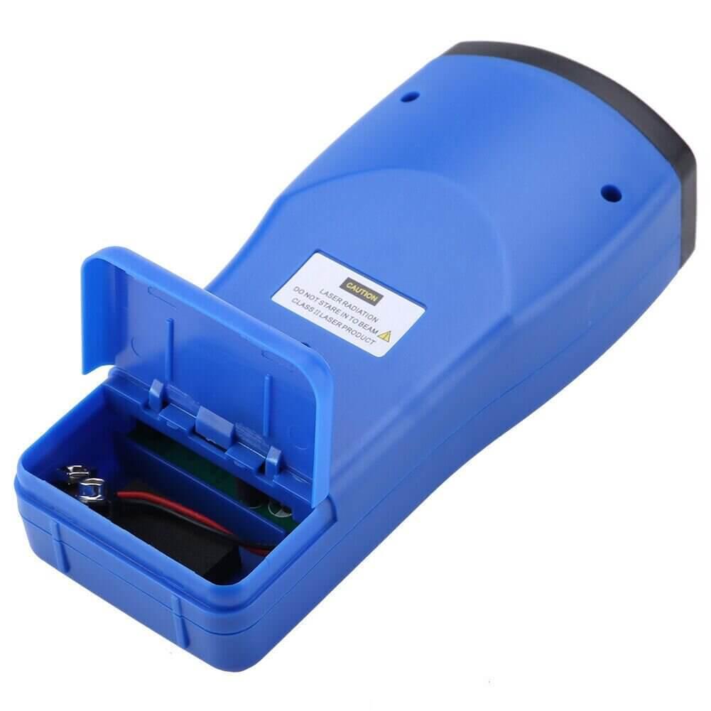 Ultrasonic Laser Distance Measurer - LCD display, high-precision measurement, and multiple unit conversion for construction and DIY projects.