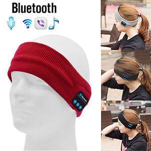 Wireless Bluetooth Music Headband - with built-in speakers, comfortable fit, and long battery life - perfect for workouts, sleep, and travel.