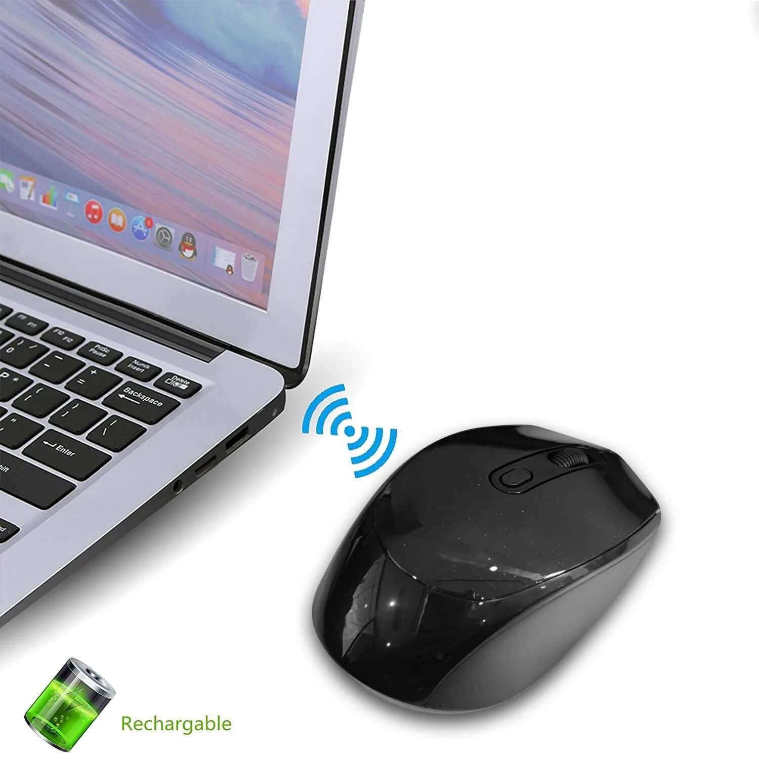 Wireless Computer Mouse - Ergonomic wireless computer with smooth tracking, fast response, and long battery life- perfect for work, gaming, and everyday use.