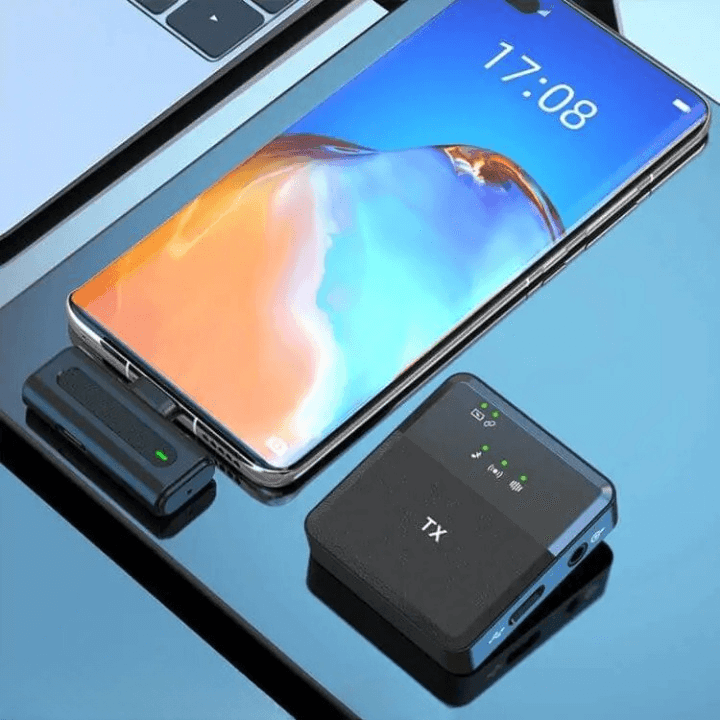 Wireless Microphone for Android - High-quality wireless microphone designed for seamless audio recording and streaming on Android devices